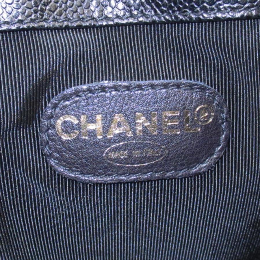 CHANEL（シャネル） キャビアスキン トリプルココマーク 巾着