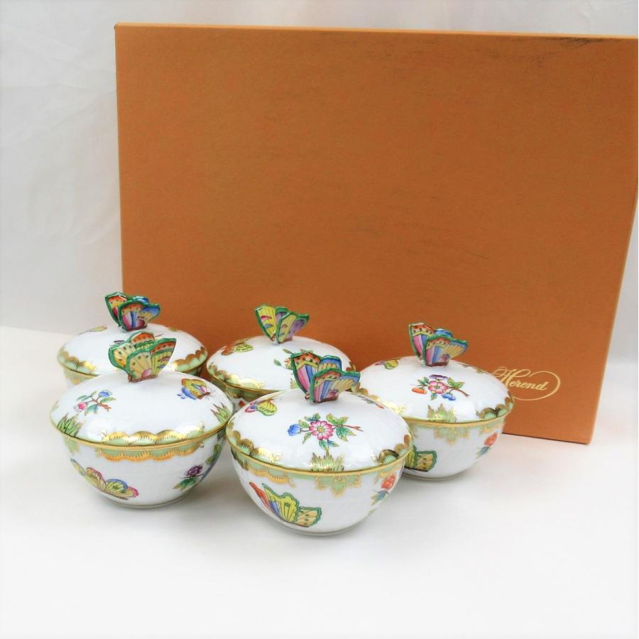 HERENDヴィクトリア フルーツボウル 5枚set ヘレンド ヘレンド HEREND