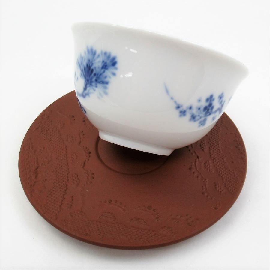 マイセン Meissen ブルーオーキッド 湯呑(カップ)&茶托(ソーサー) 5客