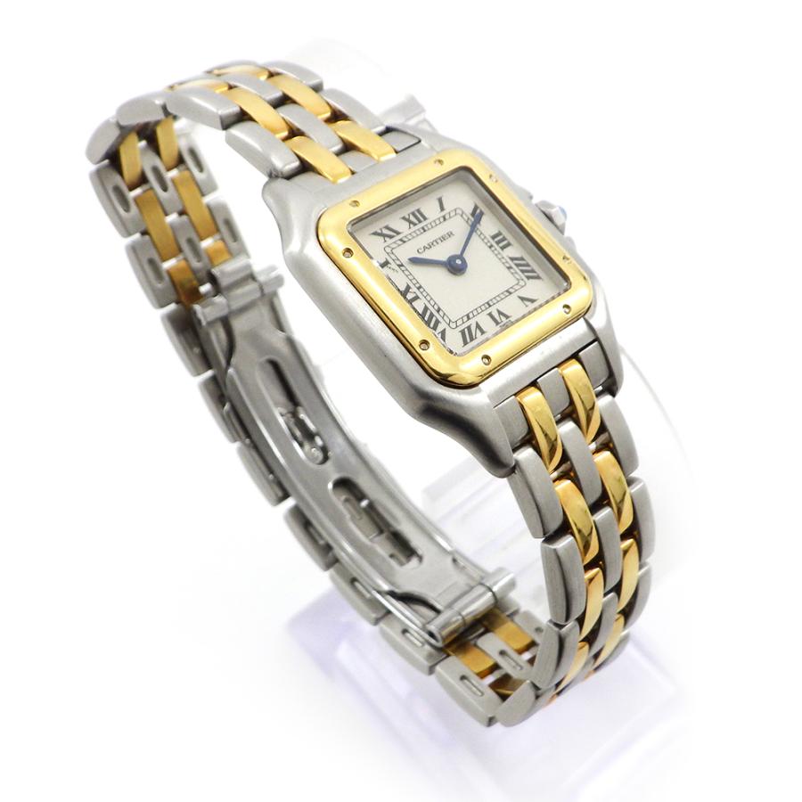 Cartier カルティエ パンテール 旧型 MM コンビ 2ロウ 約1.5ｃｍ Cartier カルティエ パンテール 旧型 MM コンビ 2ロウ 約1.5cm