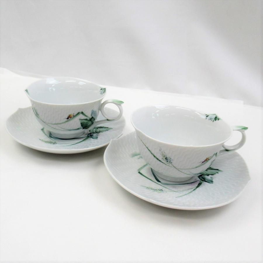マイセン Meissen 森の声 614501 ティーカップ＆ソーサー ペア 計4点 