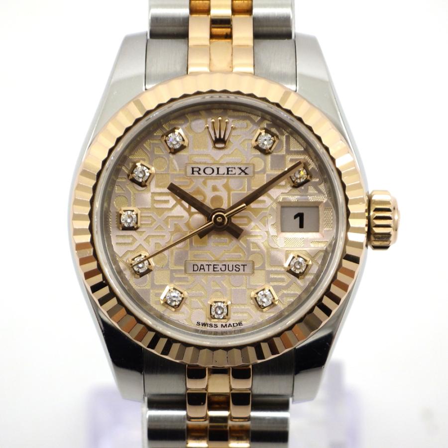 ROLEX ロレックス デイトジャスト 179171G 10Pダイヤモンド G番 