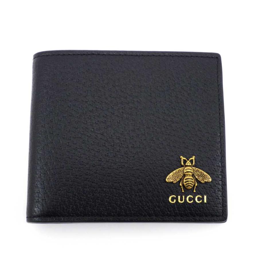 GUCCI グッチ アニマリエ ビー 蜂 二つ折り財布 レザー コイン GUCCI グッチ アニマリエ ビー 蜂 二つ折り財布 レザー コイン