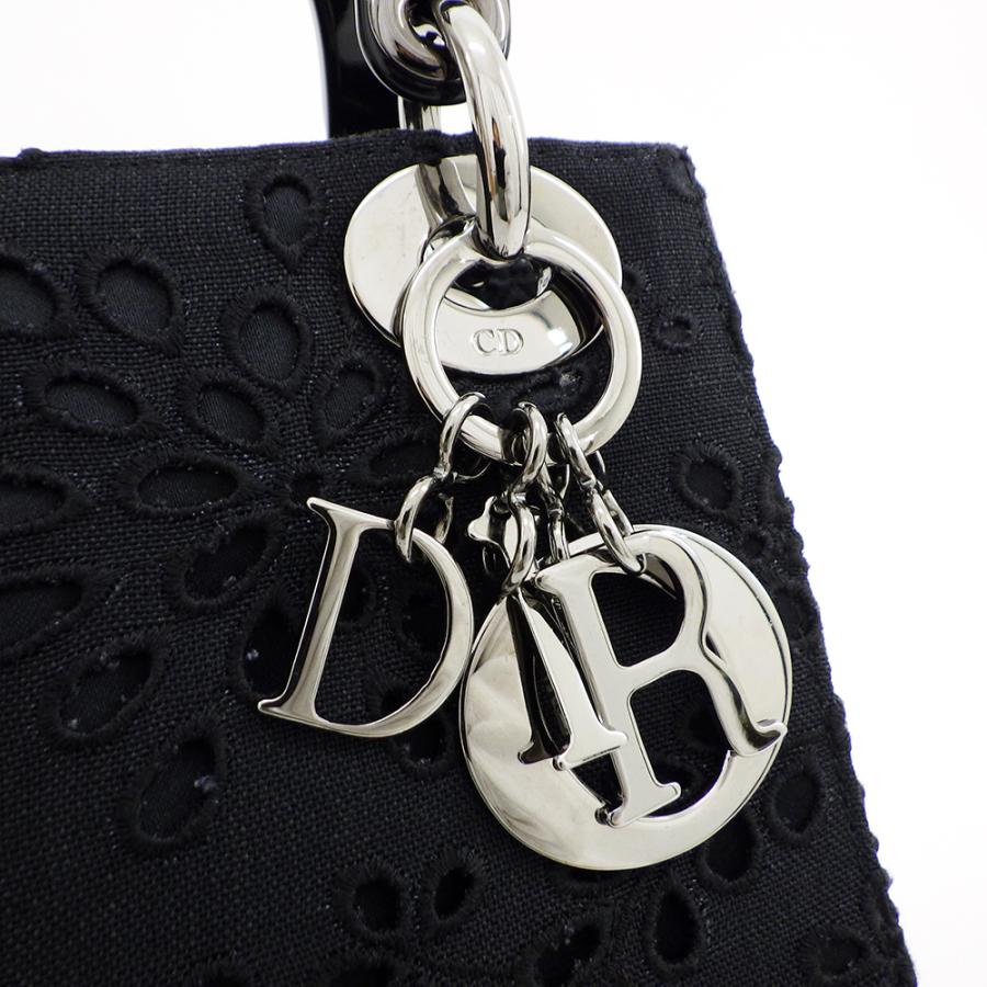 Dior ディオール ミニ レディディオール ハンドバッグ キャンバス 