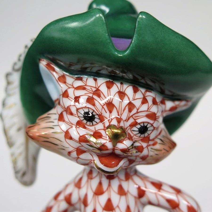 ヘレンド ビューヘレンド (VH)「長靴をはいた猫」15668 フィギュ ヘレンド ビューヘレンド (VH)「長靴をはいた猫」15668 フィギュ