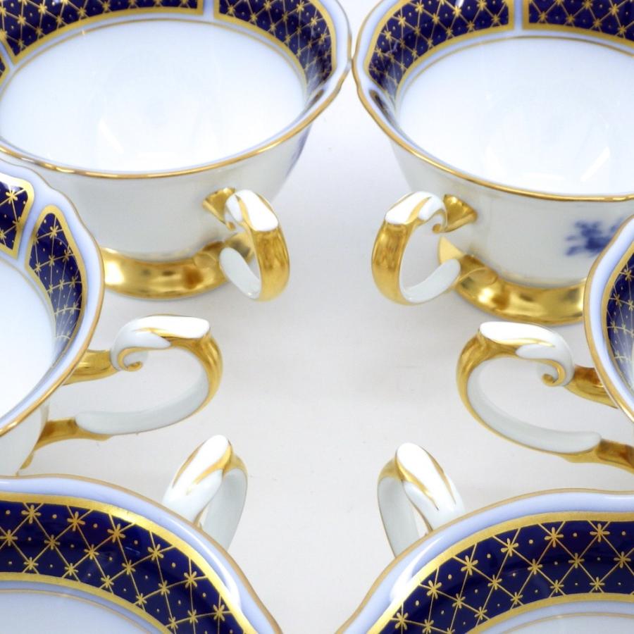 Okuratouen 大倉陶園 ブルーインペリアル カップ＆ソーサー 計6客 皇室