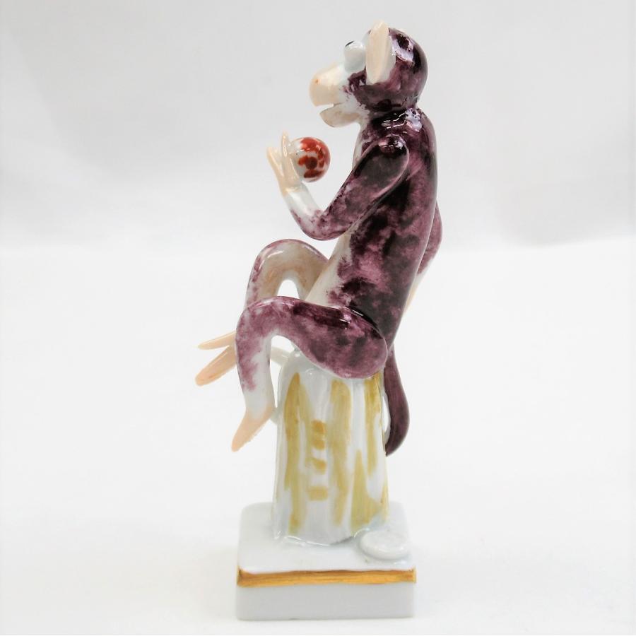 Meissen トップ マイセン 干支シリーズ 申 さる フィギュリン マイセン
