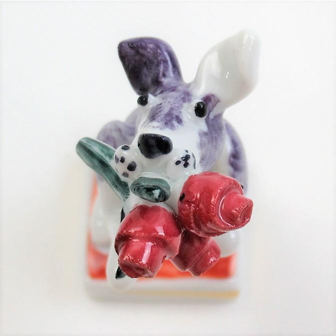マイセン置物⭐︎戌フィギュア干支シリーズ手びねりMeissen 美品