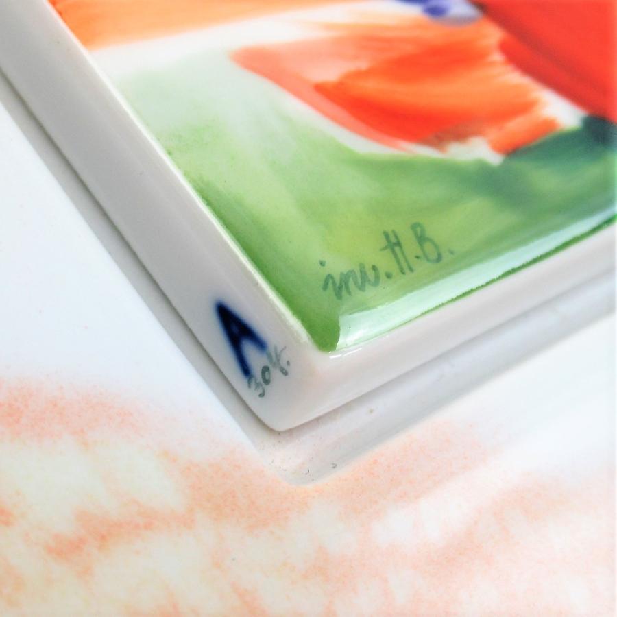 マイセン ホルスト・ブレチュナイダーデザイン プラーク 卓上の花束 陶板画1枚 MEISSEN - マイセン ホルスト・ブレチュナイダーデザイン