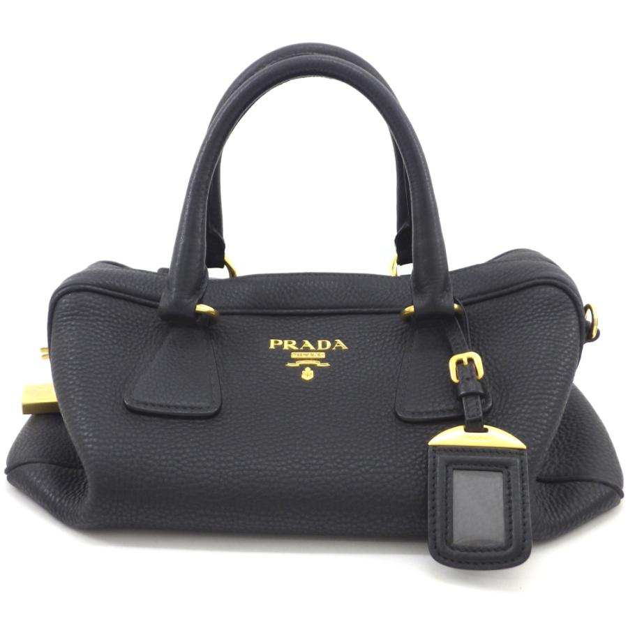 PRADA プラダ レザー ボストンバッグ ヴィッテロダイノ BL0867 PRADA プラダ レザー ボストンバッグ ヴィッテロダイノ BL0867