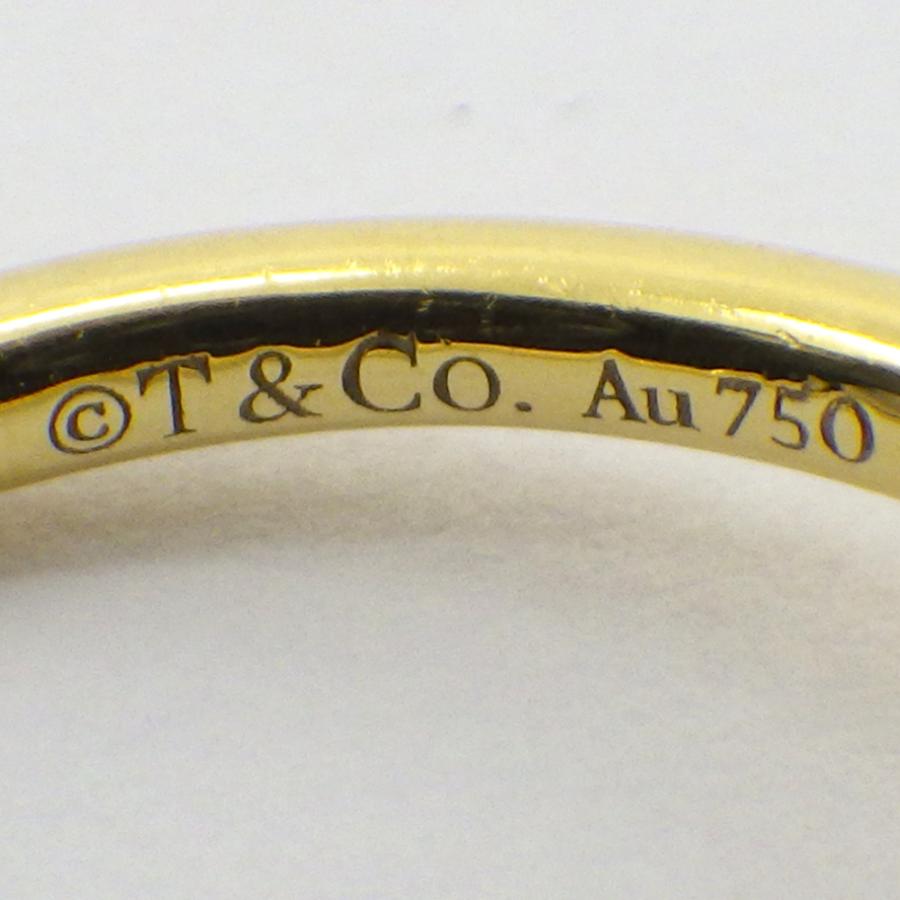ティファニー Tワイヤー ダイヤモンド リング 750 K18 イエロー 現行品