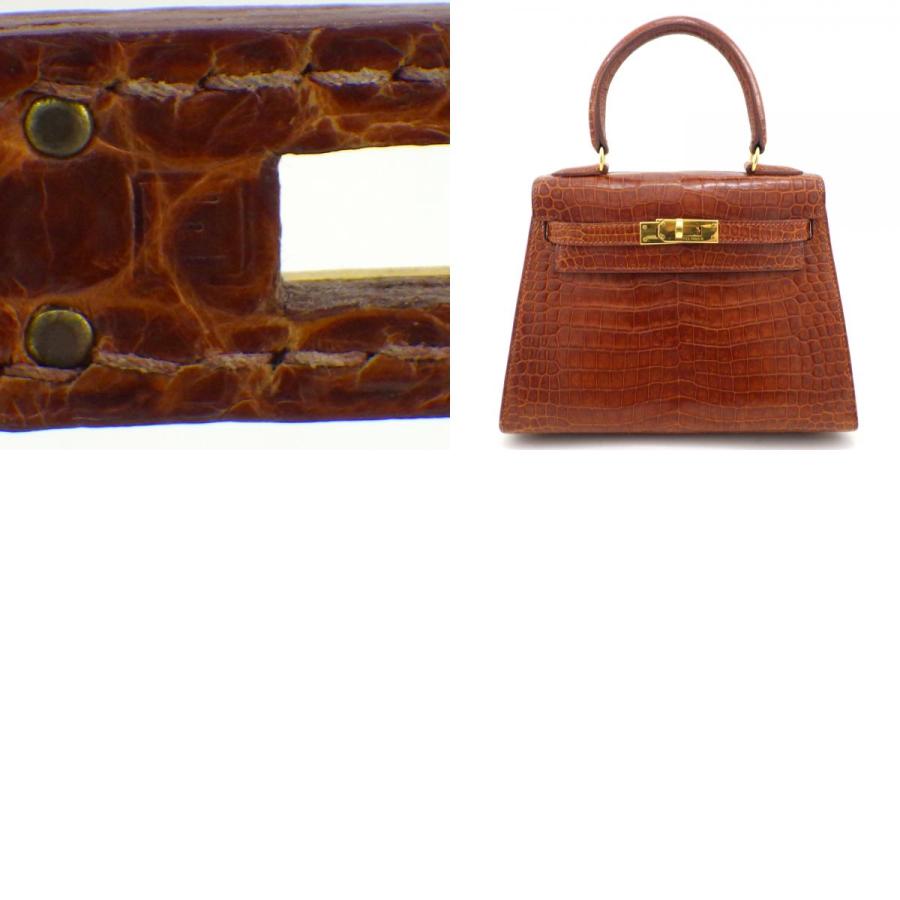 HERMES エルメス ミニケリー20 ハンドバッグ クロコダイル HERMES エルメス ミニケリー20 ハンドバッグ クロコダイル