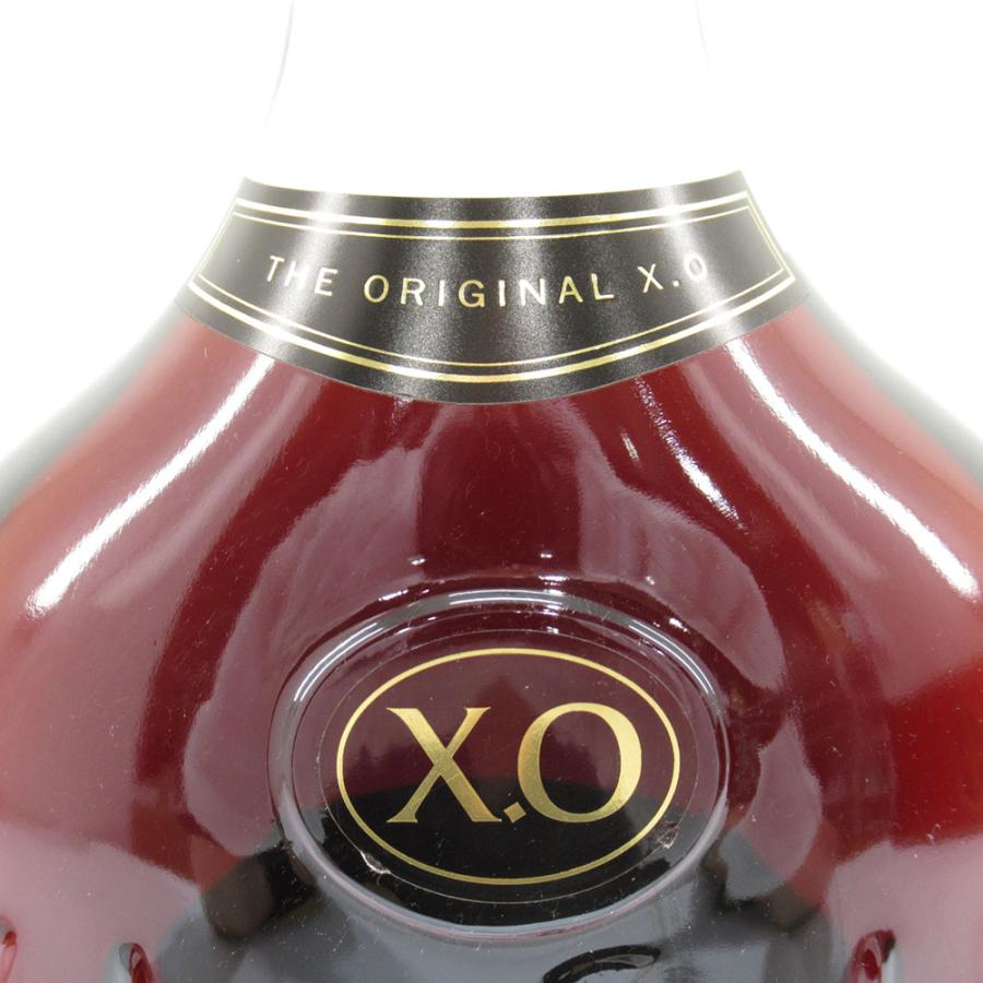 Hennessy ヘネシー XO コニャック クリアボトル 黒キャップ 未開栓