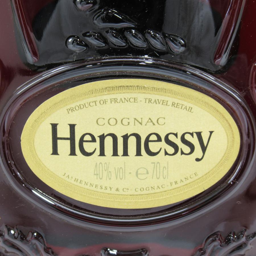 Hennessy ヘネシー XO コニャック クリアボトル 黒キャップ 未開栓