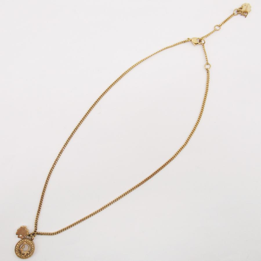 Christian Dior クリスチャンディオール ネックレス クローバー