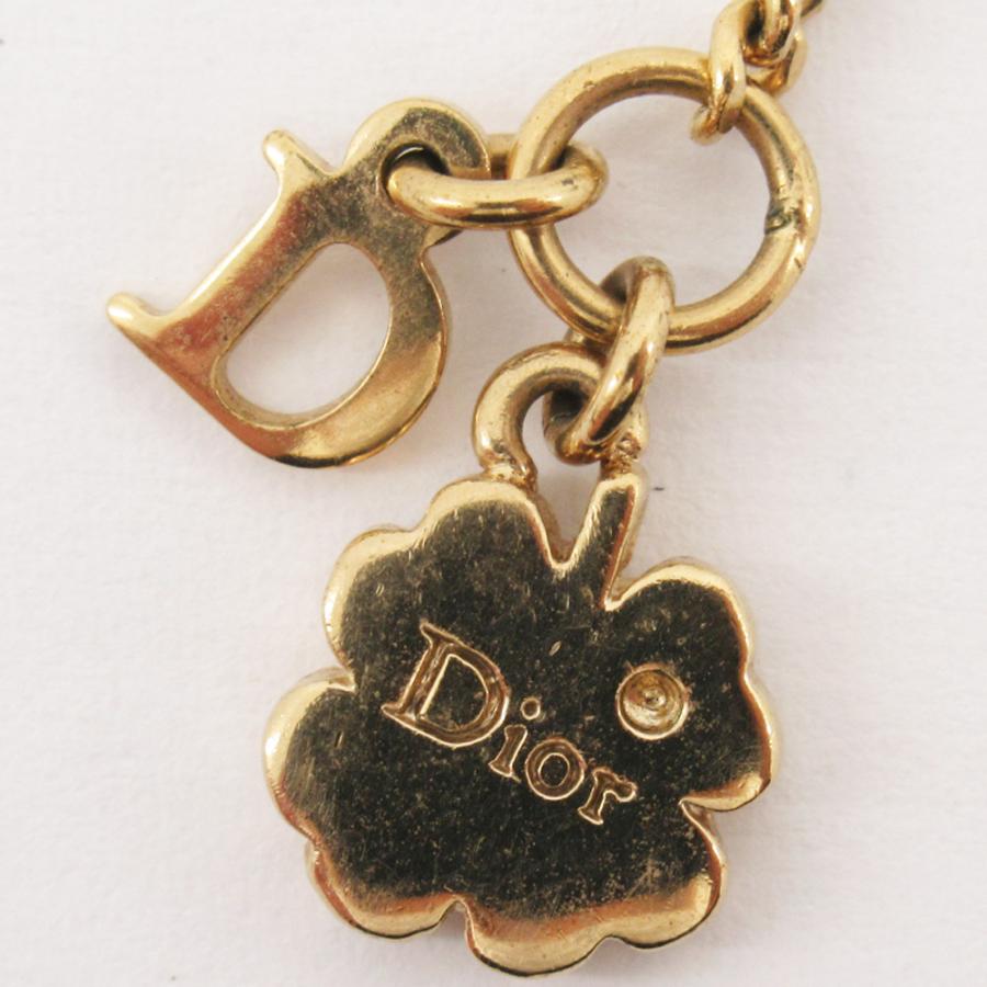 Christian Dior クリスチャンディオール ネックレス クローバー