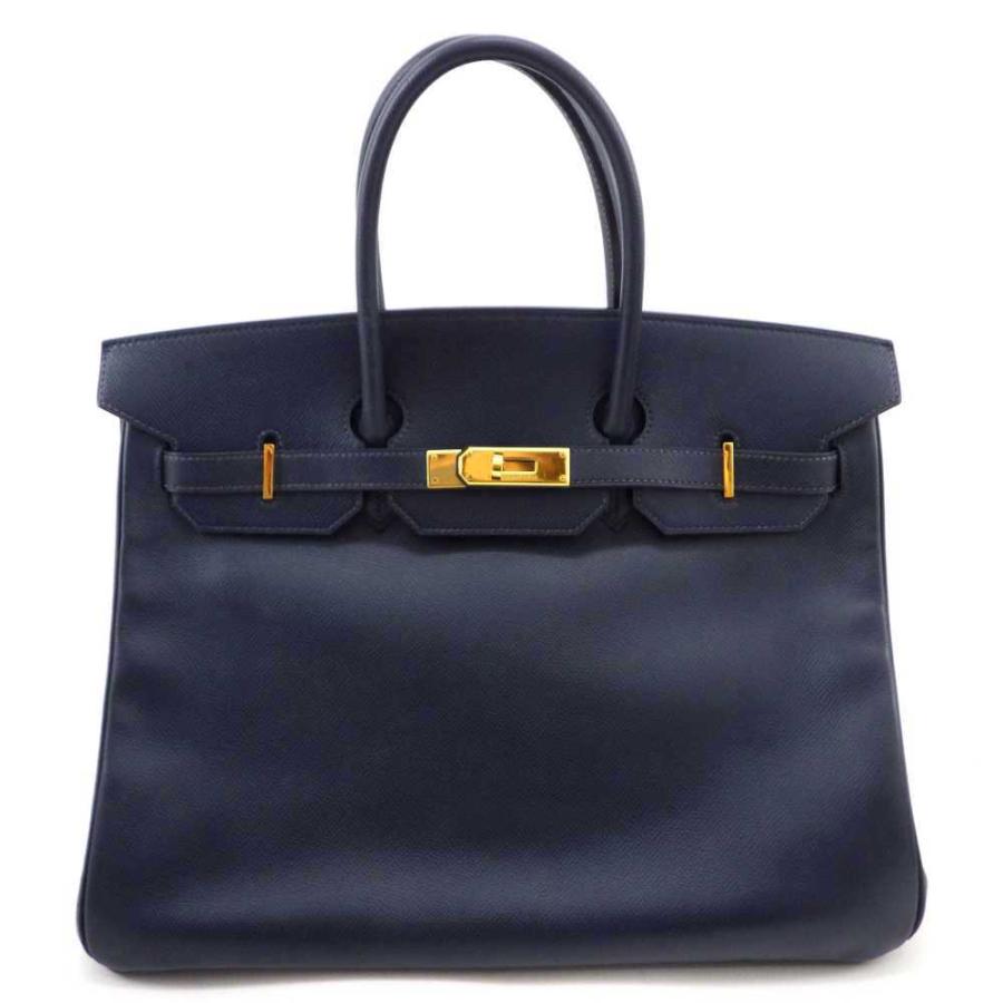 エルメス　バーキン35 ネイビー　ゴールド金具 エルメスバーキン35 ネイビーゴールド金具