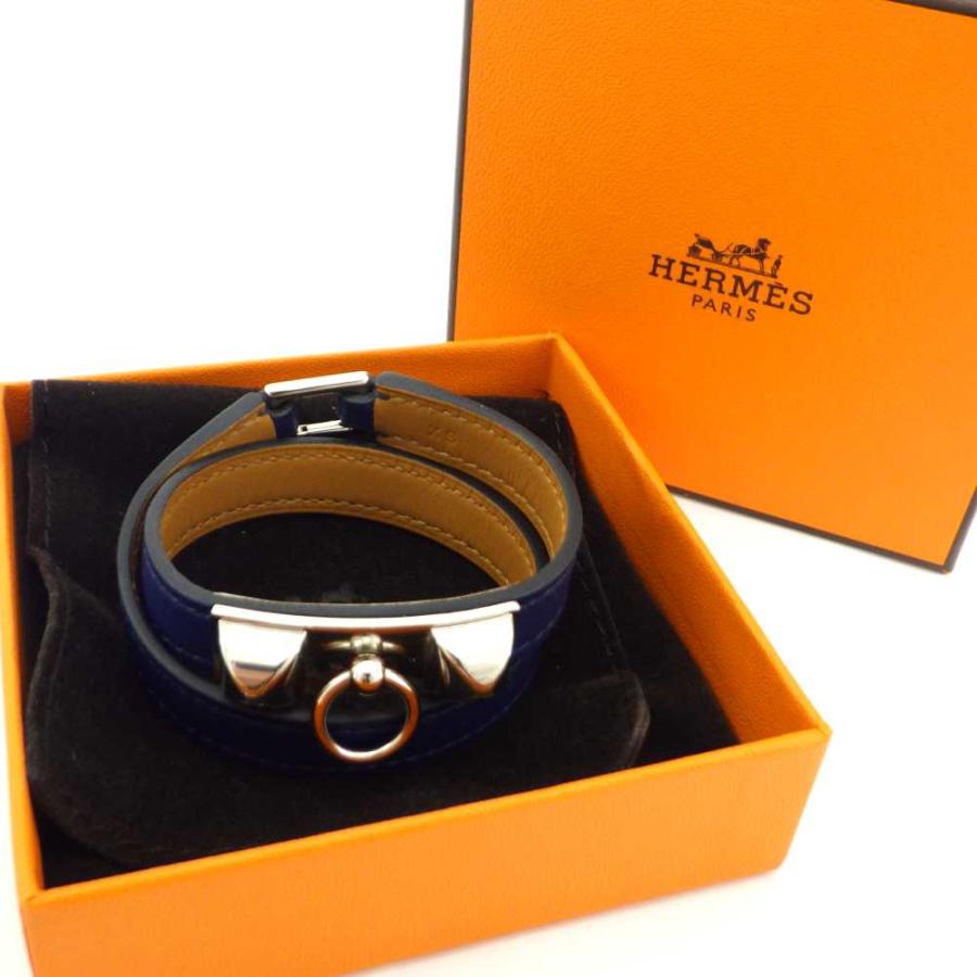 HERMES エルメス リヴァル ドゥブルトゥール スタッズ バングル