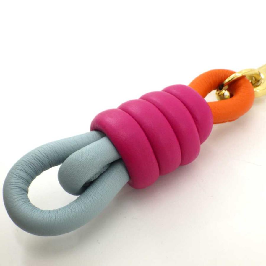 【pipipipipi】LOEWE ノットチャームキーホルダー　オレンジ pipipipipi様専用】LOEWE ノットチャームキーホルダー オレンジ
