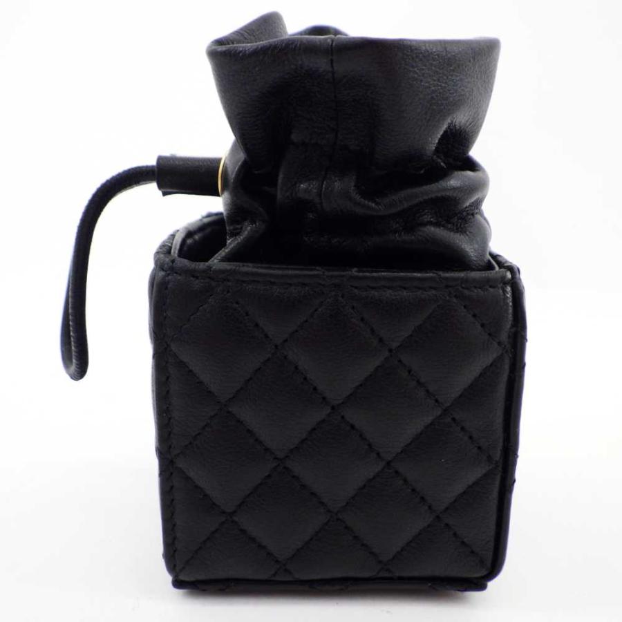 CHANEL（シャネル） マトラッセ ミニ巾着 ショルダーバッグ ラムスキン