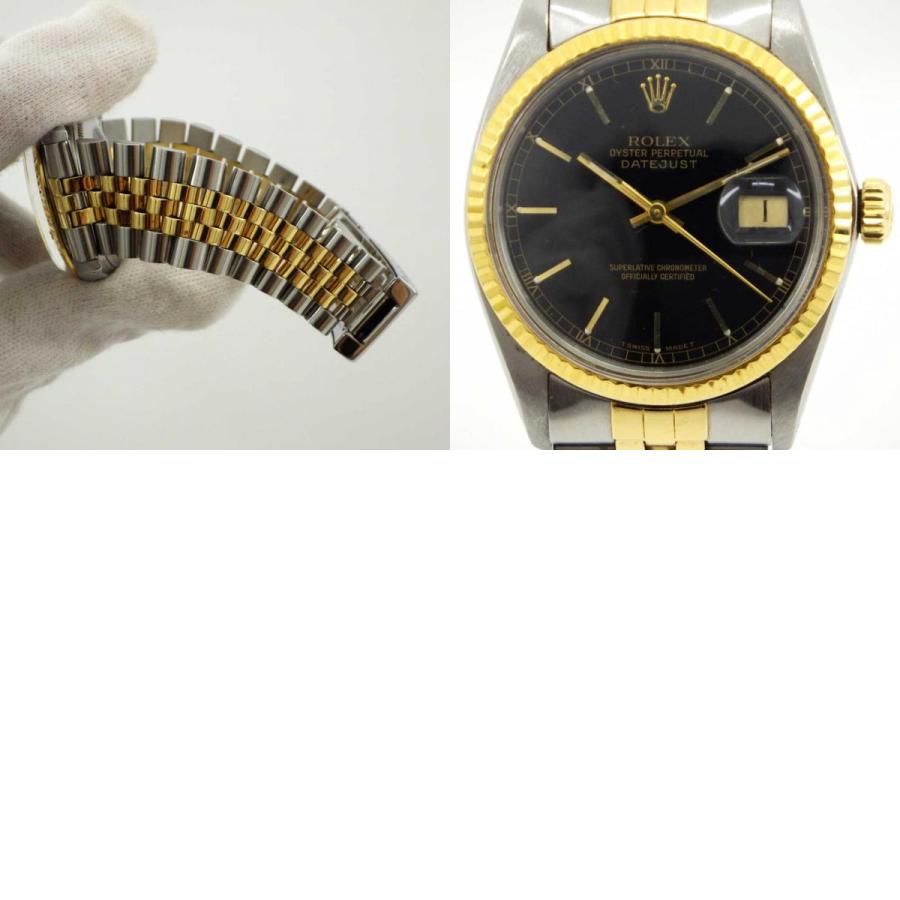 ROLEX ロレックス デイトジャスト 腕時計 16013 メンズ 黒文字盤 ROLEX ロレックス デイトジャスト 腕時計 16013 メンズ 黒文字盤