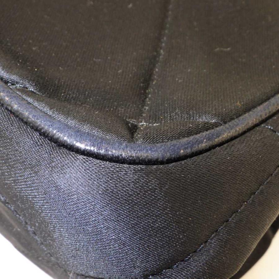 CHANEL シャネル マトラッセ がま口 チェーンショルダーバッグ サテン