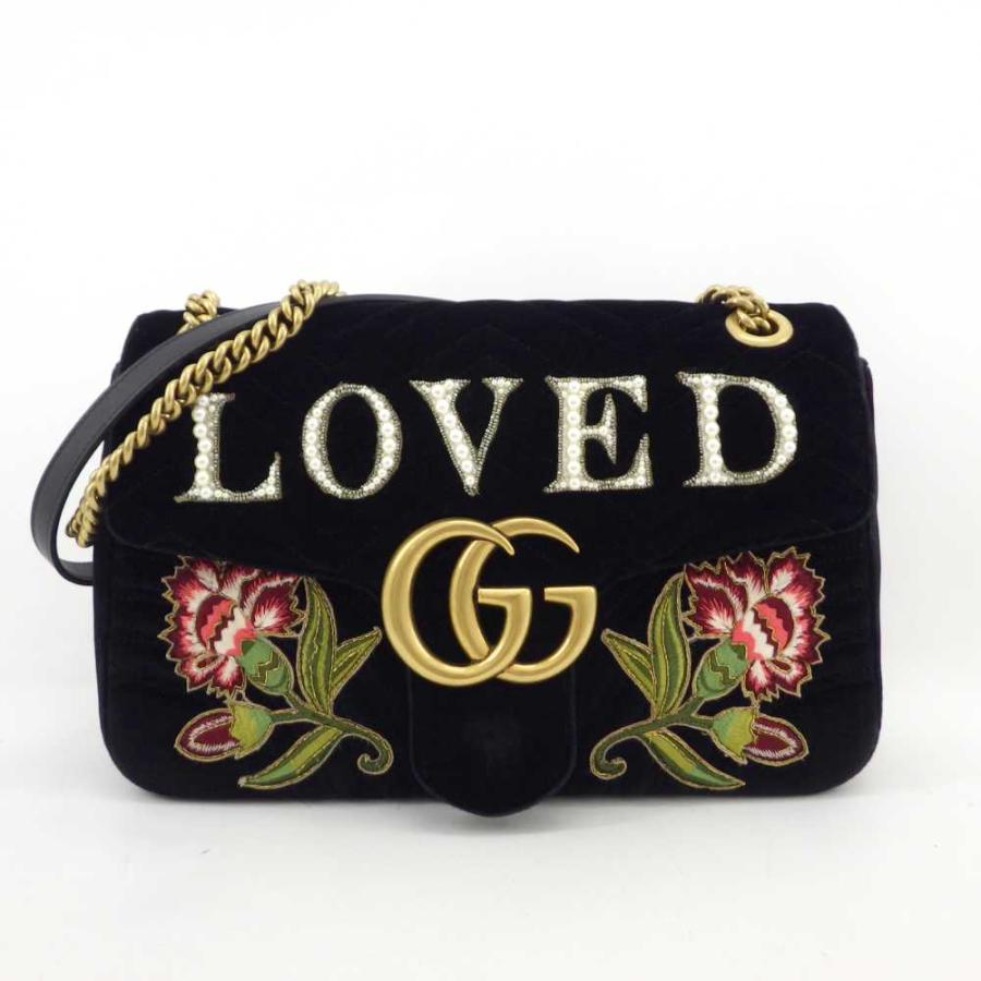 GUCCI ショルダーバッグ LOVED刺繍