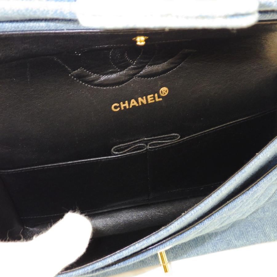 CHANEL シャネル デニム マトラッセ チェーンショルダーバッグ CHANEL シャネル デニム マトラッセ チェーンショルダーバッグ