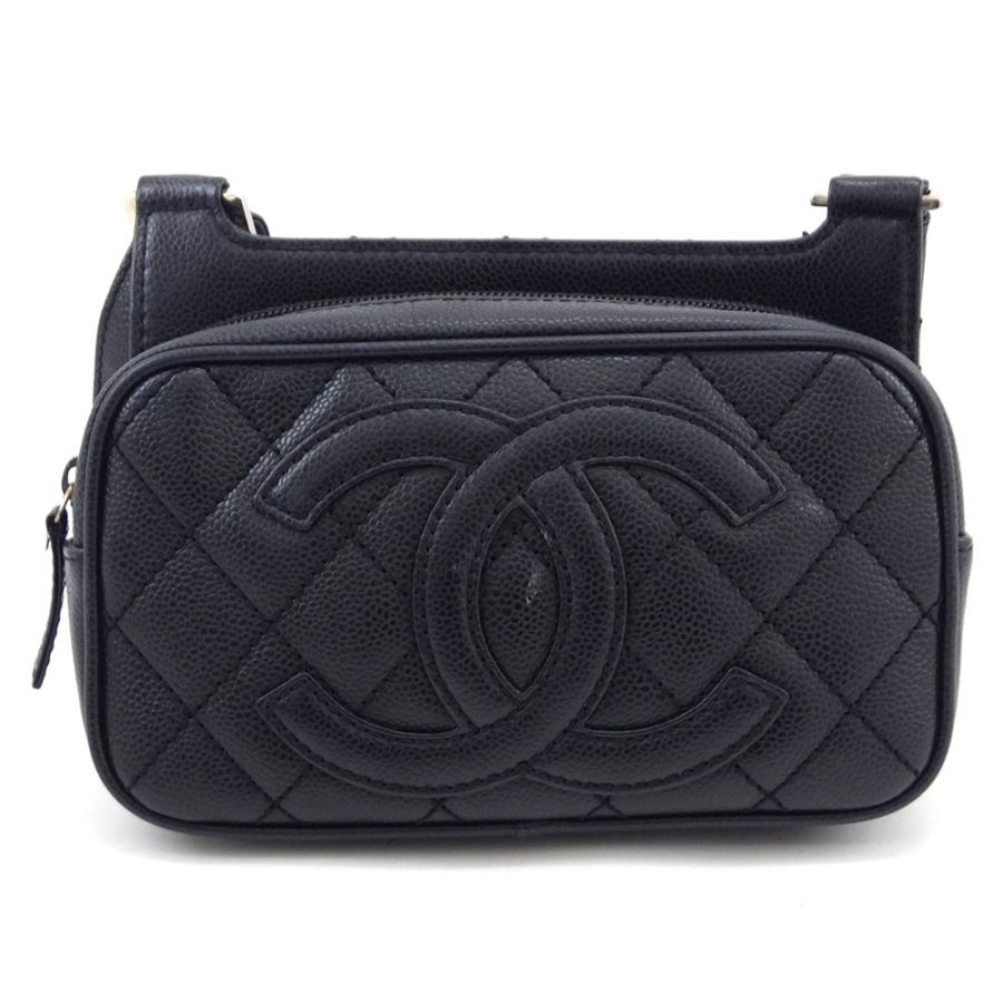 CHANEL（シャネル） キャビアスキン ショルダーバッグ ココマーク