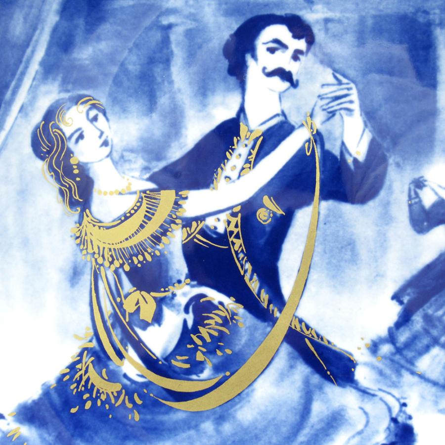 マイセン●イヤープレート2005年『ウィーン気質』 マイセン Meissen 2005年 「ウィーン気質」 イヤープレート 箱付き 美