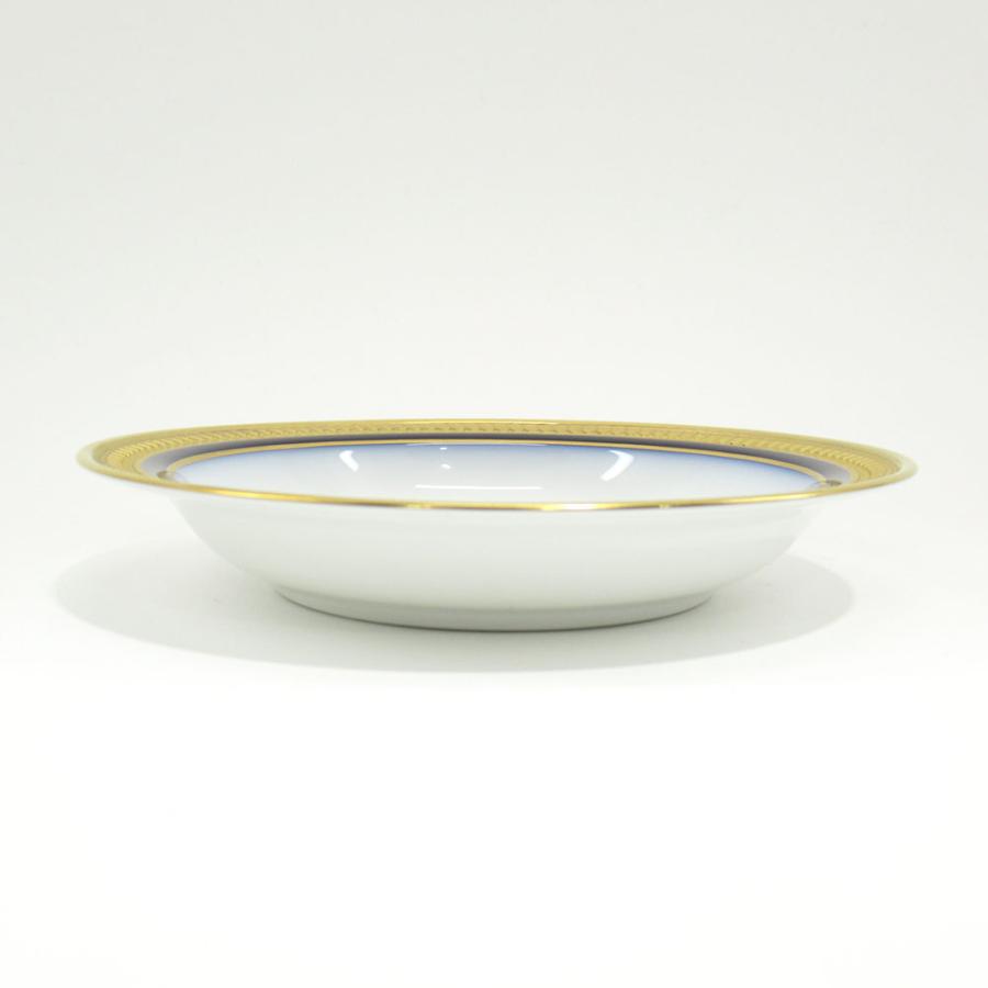 大倉陶園　瑠璃クラウンエンボス ロイヤルクラウンブルー フルーツ皿 ① ロイヤルブルークラウン（瑠璃エンボス） カップ＆ソーサー