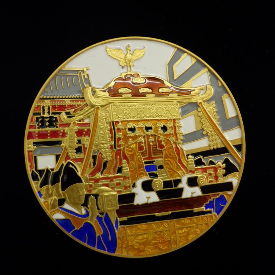 七宝章牌 日本の祭り「神田祭」 純銀メダル 箱付き 記念メダル/造幣局