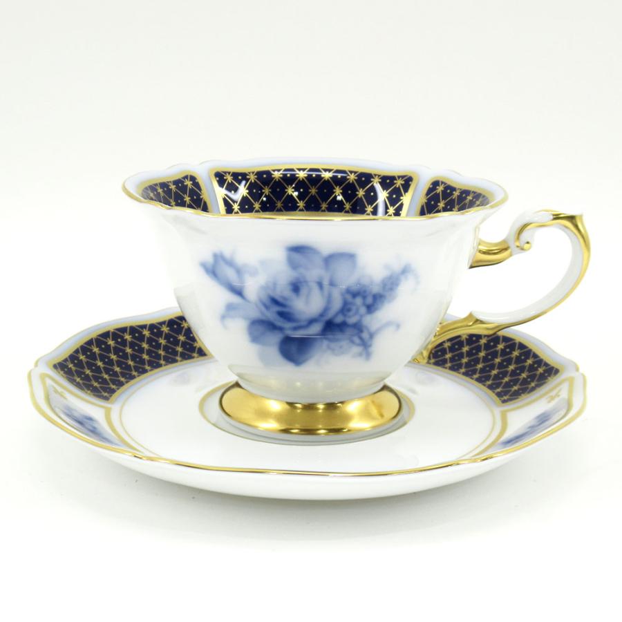 流行 大倉陶園 ブルーインペリアル カップ＆ソーサー 食器 瑠璃 Okura