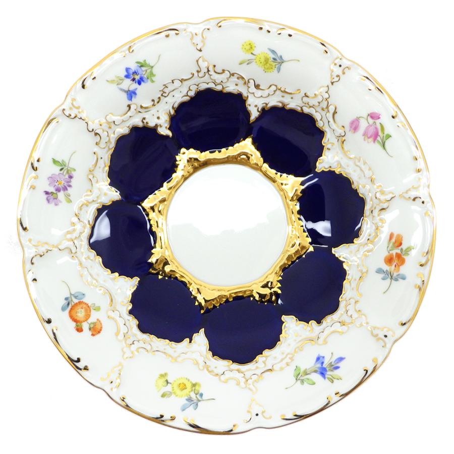 マイセン Meissen 宮廷の小花 Bフォーム カップ＆ソーサー コバルト