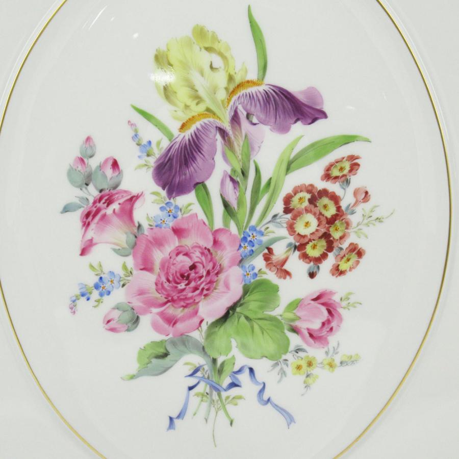 マイセン Meissen フラワーブーケ (951210) 陶板画 プラーク 箱付き