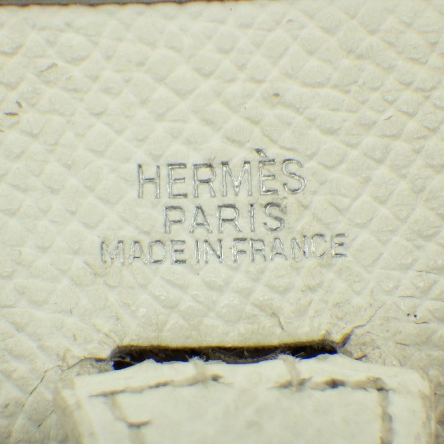 HERMES（エルメス） エブリン TPM □H刻印 ホワイト×シルバー金具 ミニ