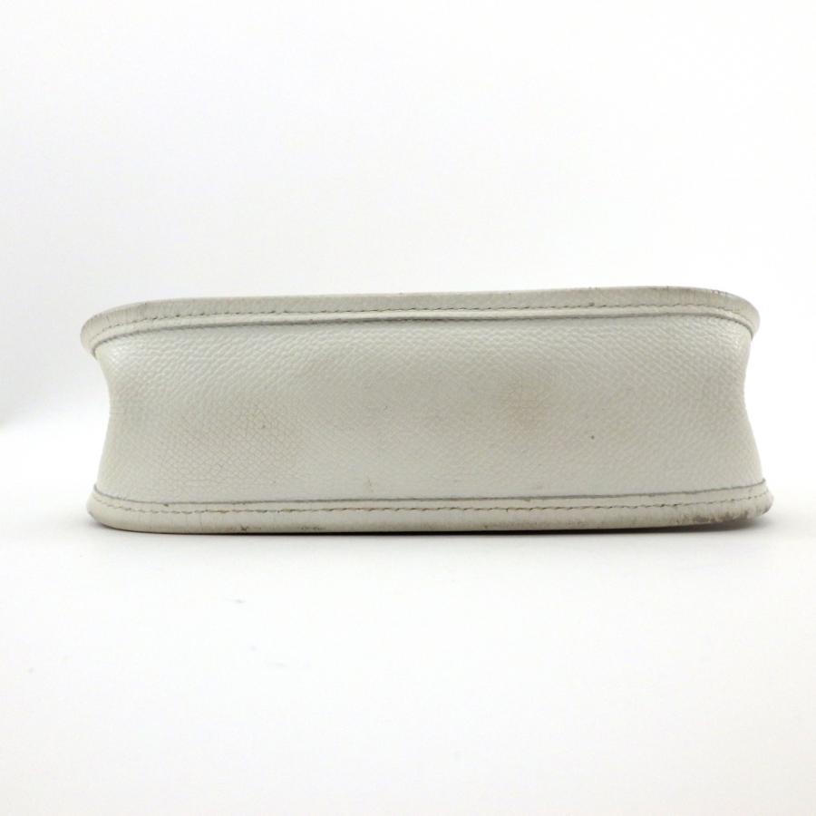HERMES（エルメス） エブリン TPM □H刻印 ホワイト×シルバー金具 ミニ