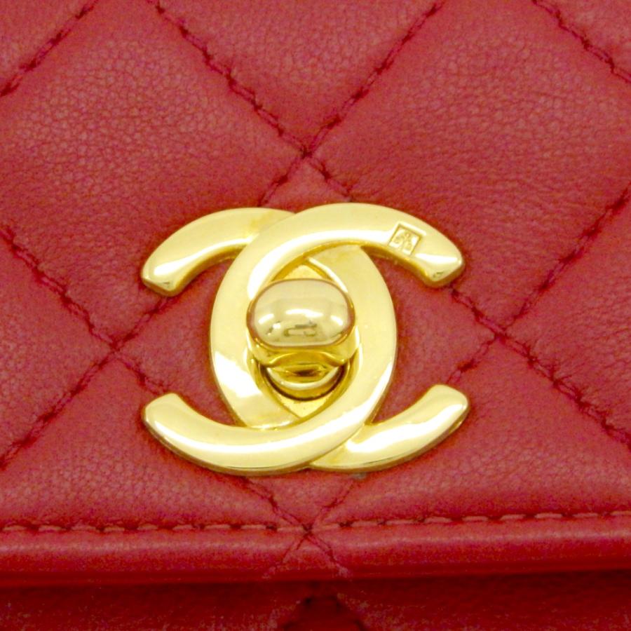 CHANEL シャネル ミニ マトラッセ シングルチェーン ショルダーバッグ