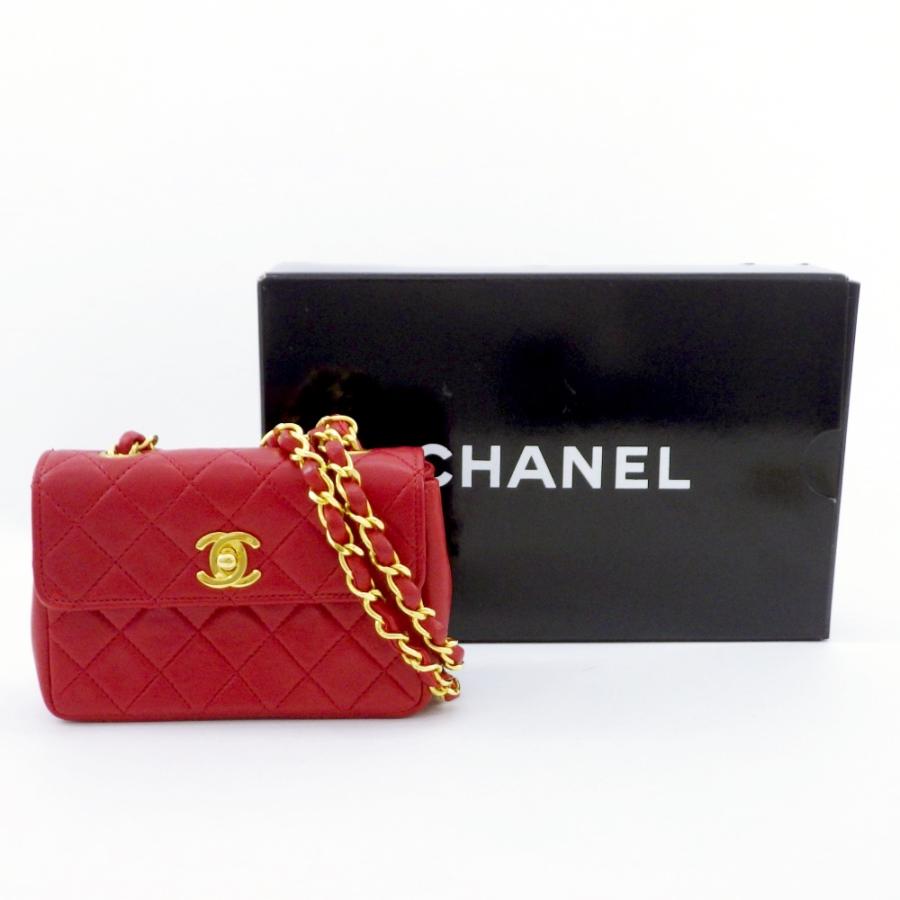 CHANEL シャネル ミニ マトラッセ シングルチェーン ショルダー CHANEL シャネル ミニ マトラッセ シングルチェーン ショルダー