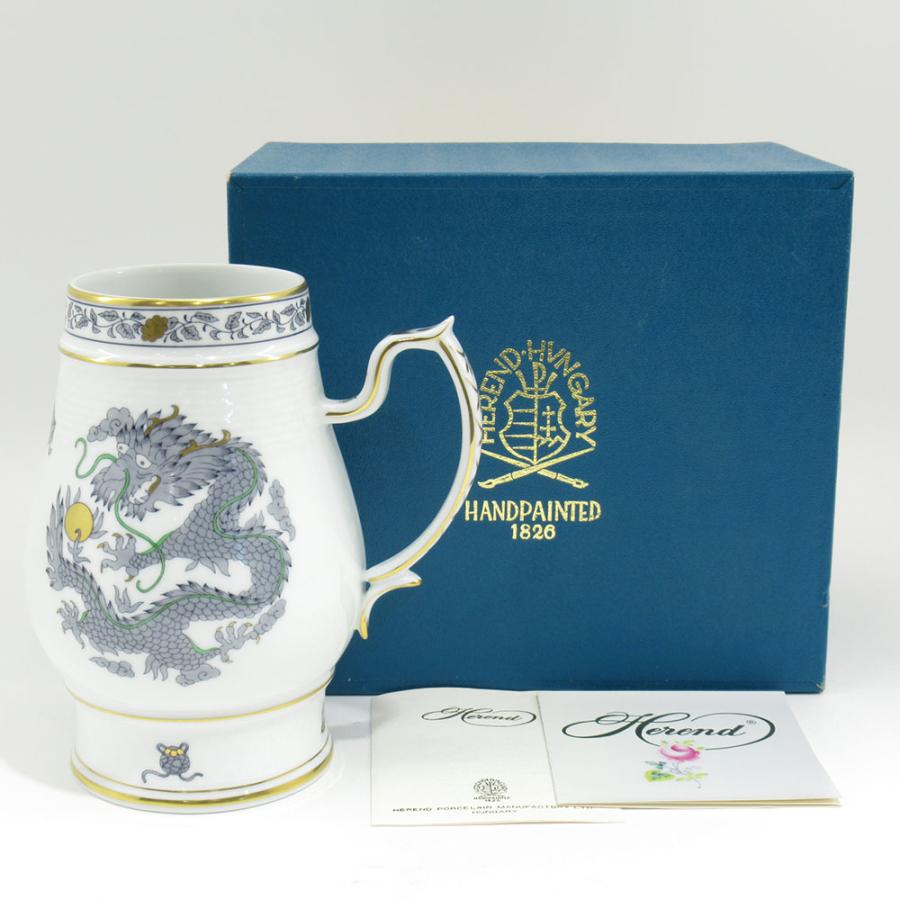 【直営店購入/レア】ヘレンド ビアマグ ミレニアム 龍 直営店購入/レア】ヘレンド ビアマグ ミレニアム 龍