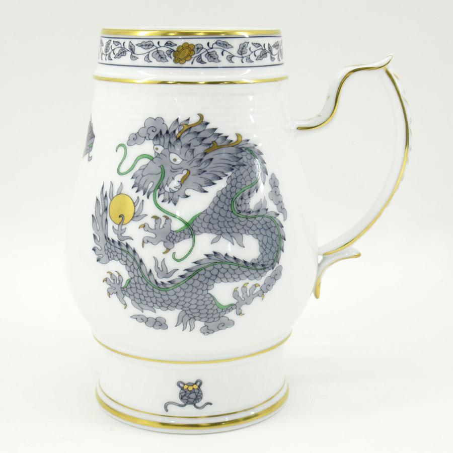 【直営店購入/レア】ヘレンド ビアマグ ミレニアム 龍 直営店購入/レア】ヘレンド ビアマグ ミレニアム 龍