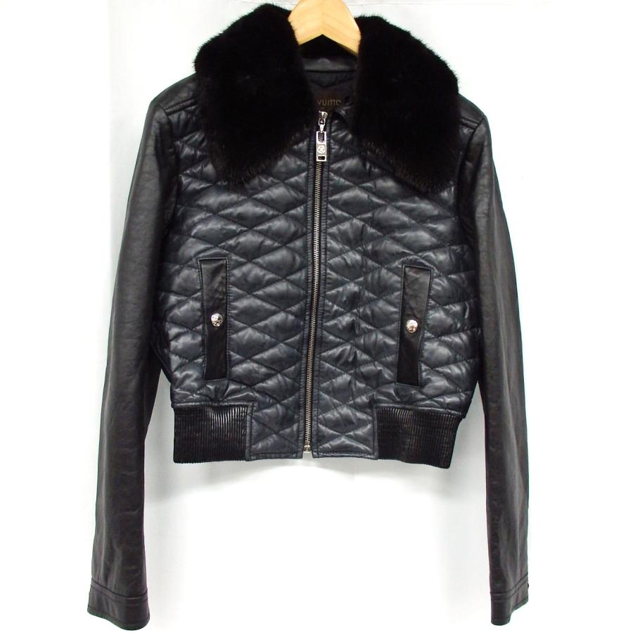 LOUIS VUITTON ルイ・ヴィトン キルティング レザージャケット  