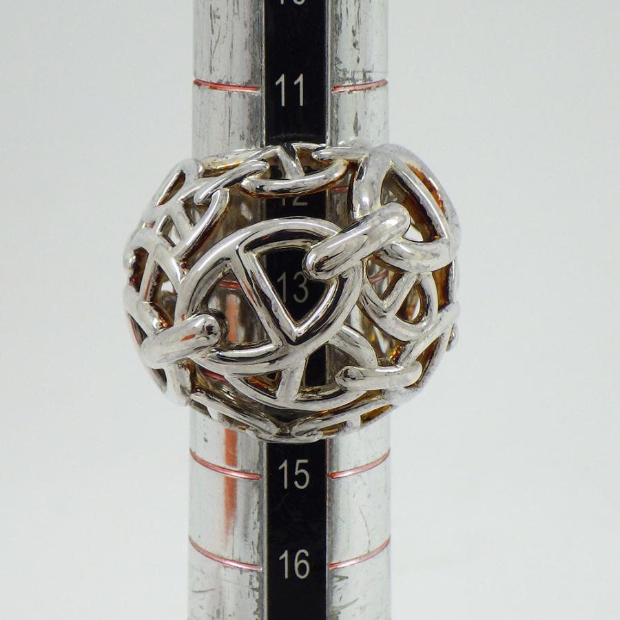 HERMES エルメス シェーヌダンクル アンシェネTGM リング AG925 HERMES エルメス シェーヌダンクル アンシェネTGM リング AG925