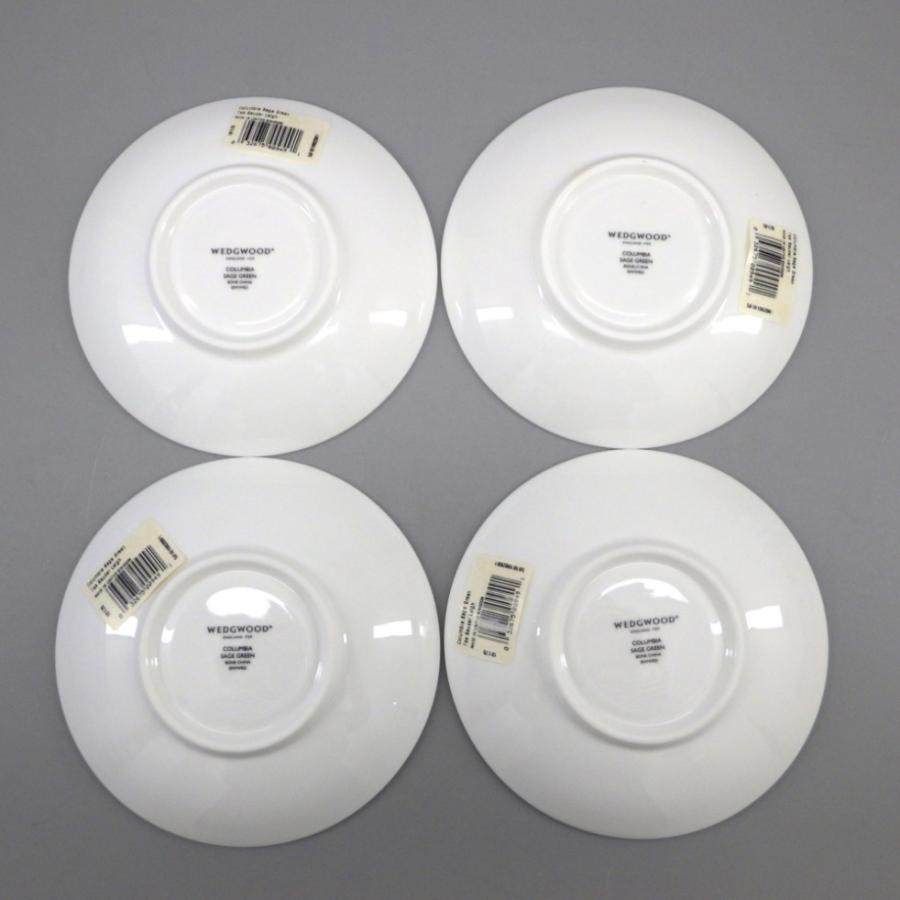 Wedgwood ウェッジウッド コロンビア セージグリーン ティーカップ＆ソーサー 計4客 金彩 皿 陶器 食器 104-1853354【O ...