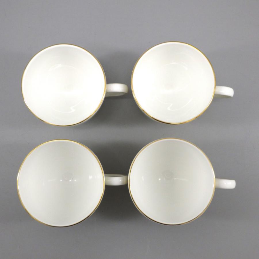 Wedgwood ウェッジウッド コロンビア セージグリーン ティーカップ＆ソーサー 計4客 金彩 皿 陶器 食器 104-1853354【O ...