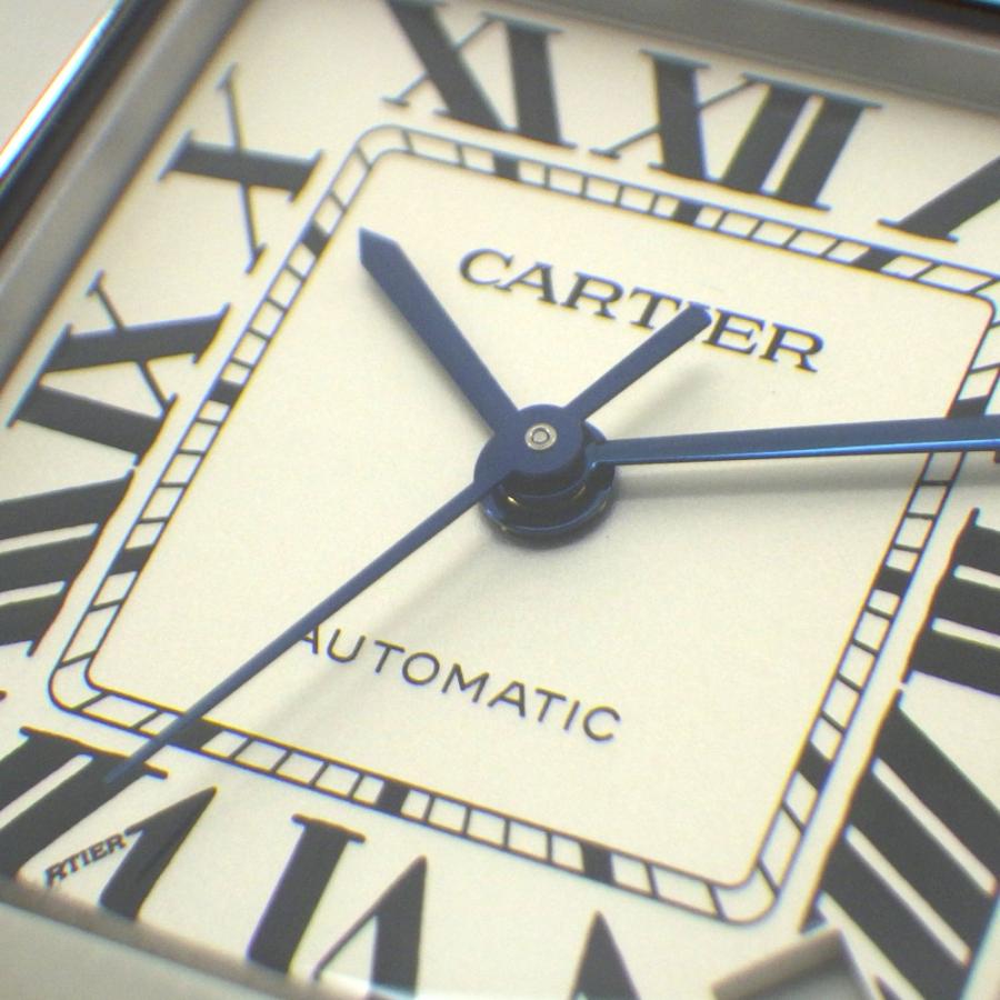 Cartier アナログ時計 シルバー 球数が少ない宝飾時計ブランドのステンレスモデル。【1980s Cartier
