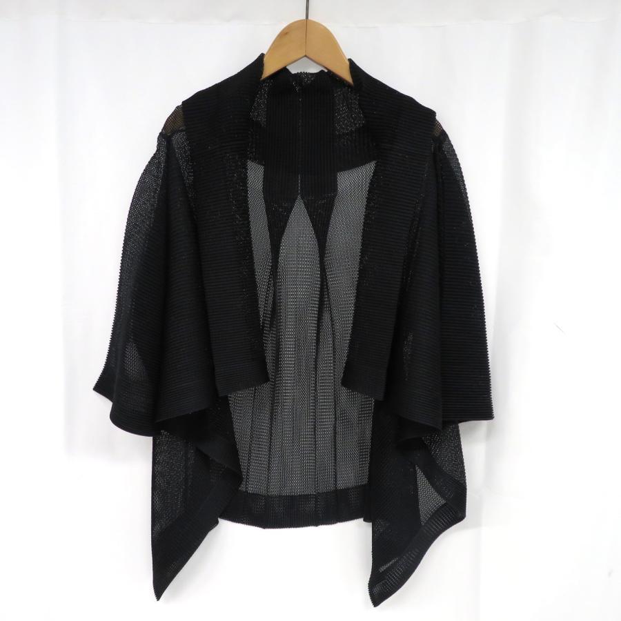 最旬ダウン ISSEY MIYAKE イッセイミヤケ PLEATS PLEASE カーディガン トップス