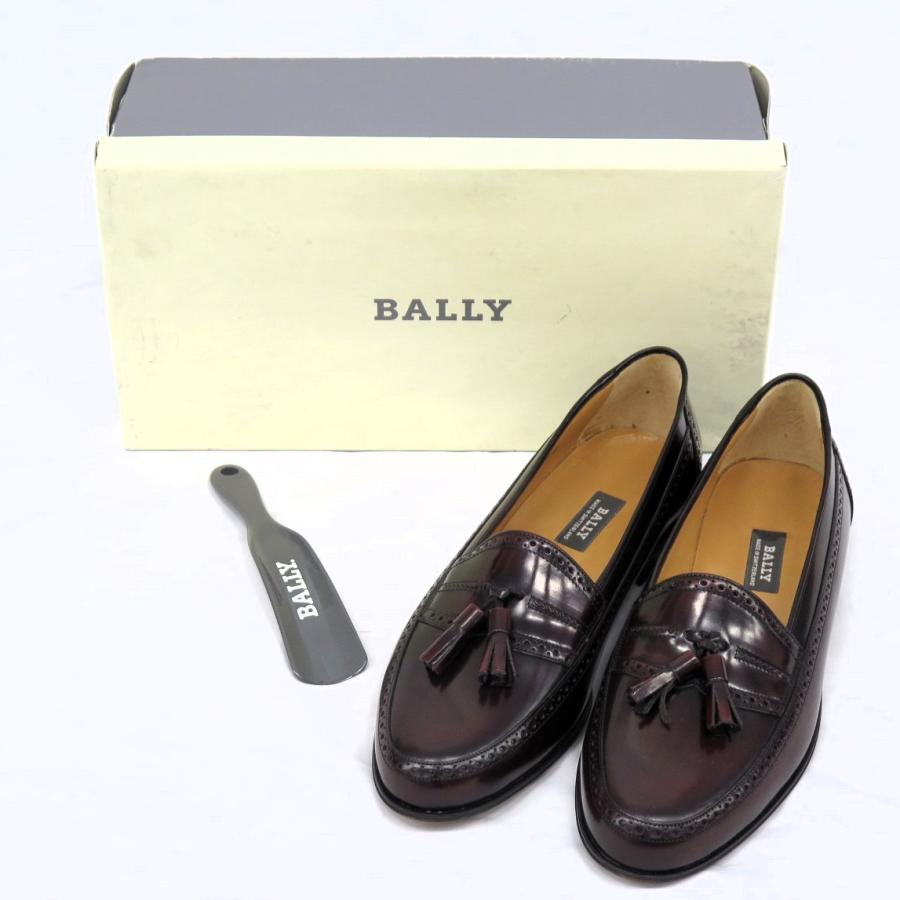 BALLY】タッセルローファー 革靴 ブラウン 9 1/2