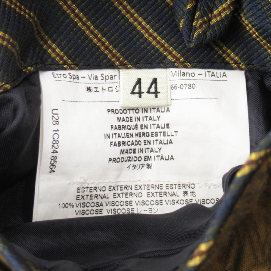ETRO エトロ チェスターコート ペイズリー ブラック 44 総柄 ETRO エトロ チェスターコート ペイズリー ブラック 44 総柄