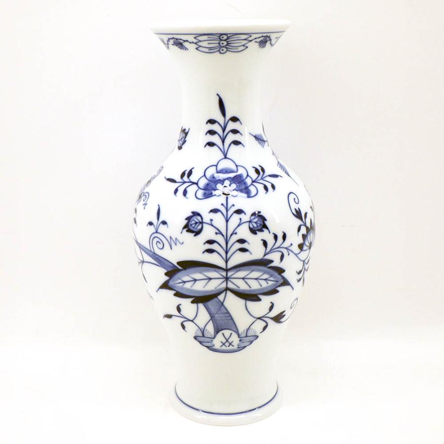 MEISSEN マイセン ブルーオニオン フラワーベース 花瓶 24㎝ 【公式通販】